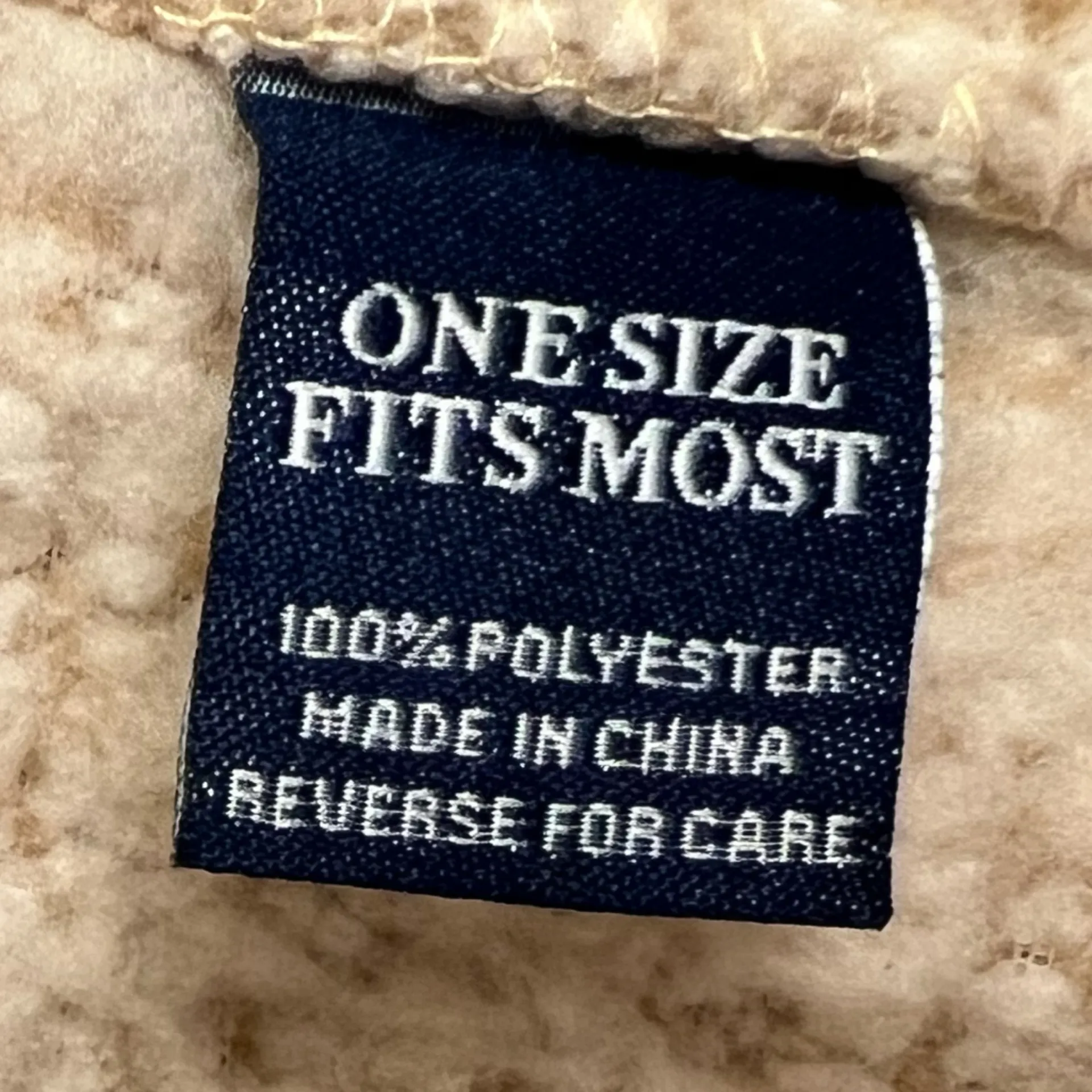 Adrienne Vittadini Cozy Tan Robe One Size Fits Most - Image 4