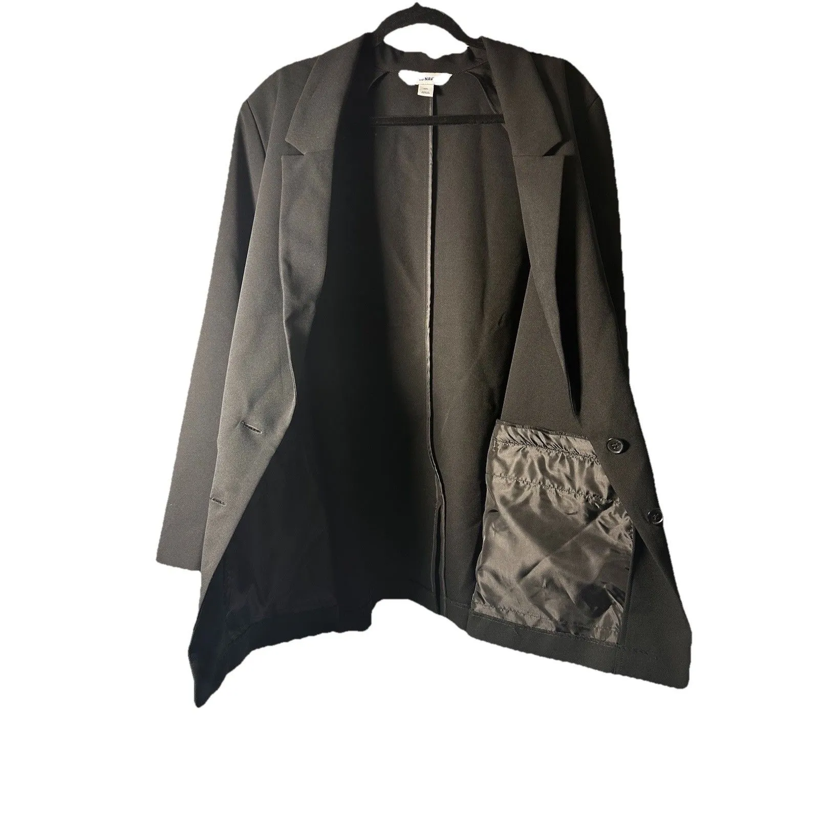 Old Navy Women's Size 2X Black Two Button Blazer Suit Jacket NWT - Image 3