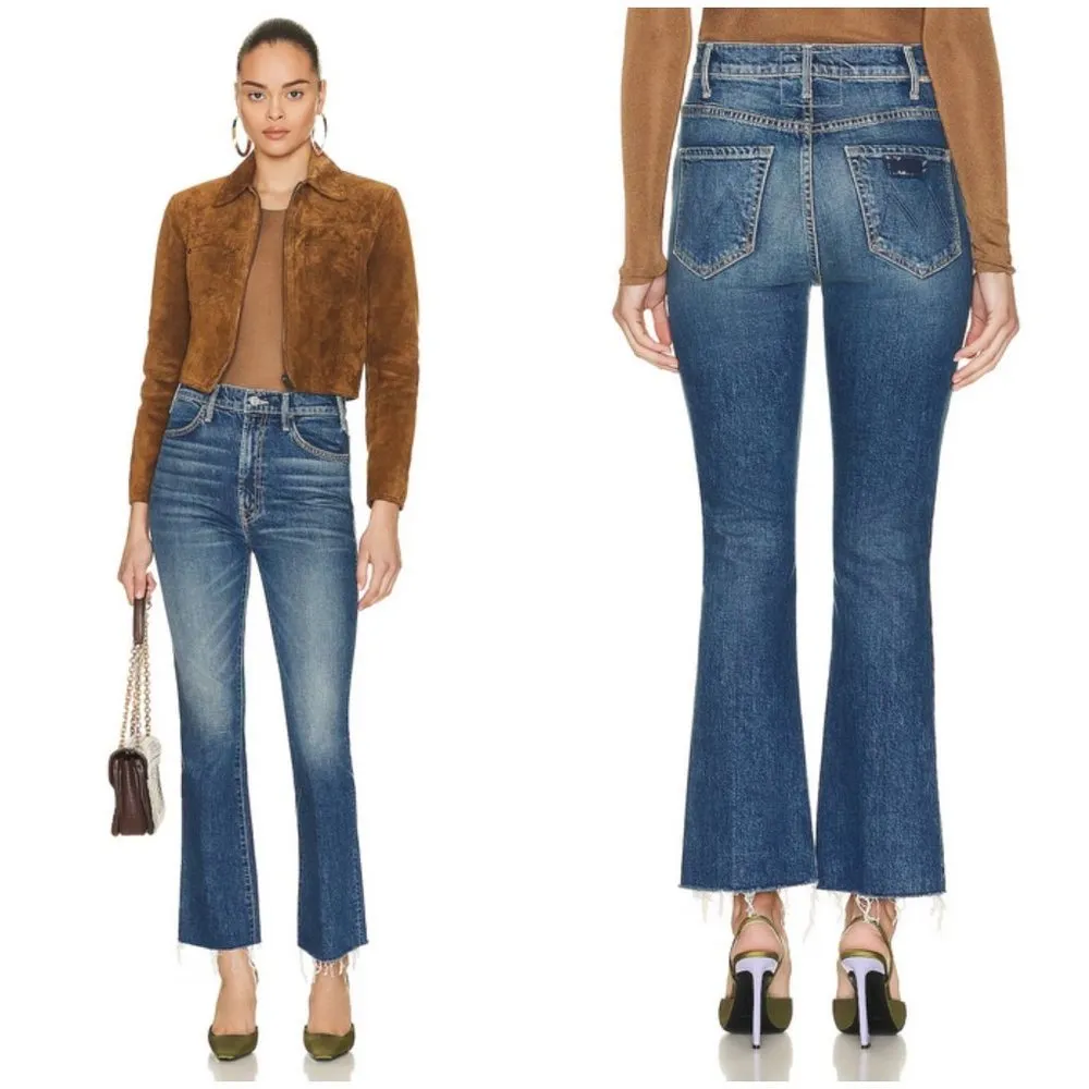 💕MOTHER SUPERIOR💕 Hustler Flood Fray Jeans ~ Beer Me 29 NWOT - Image 4