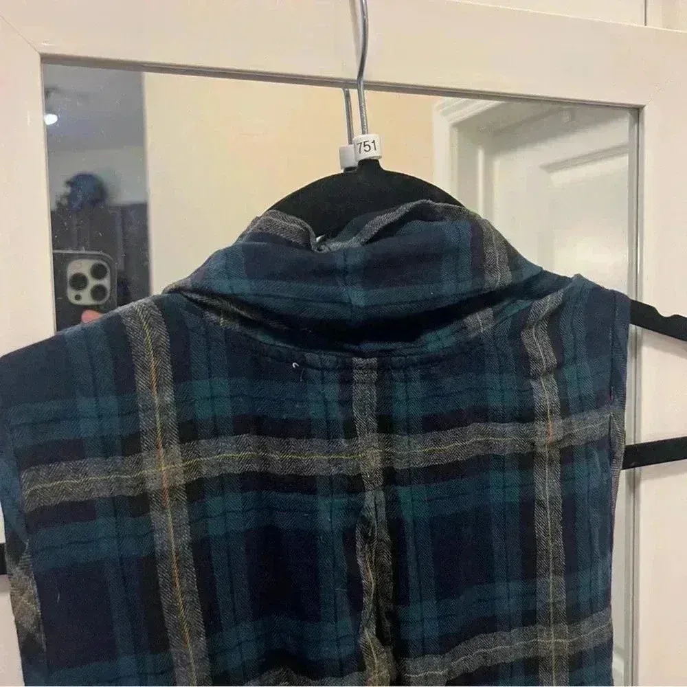 751 Johnny Was  Dion Draped Vest Belted Waist Embroidered Vest - Image 5