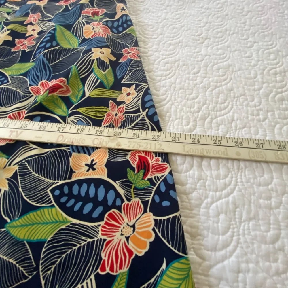 Sag Harbor Multicolor Floral Skirt Tropical • Resort Wear • Boho •Floral •Beachy - Image 9