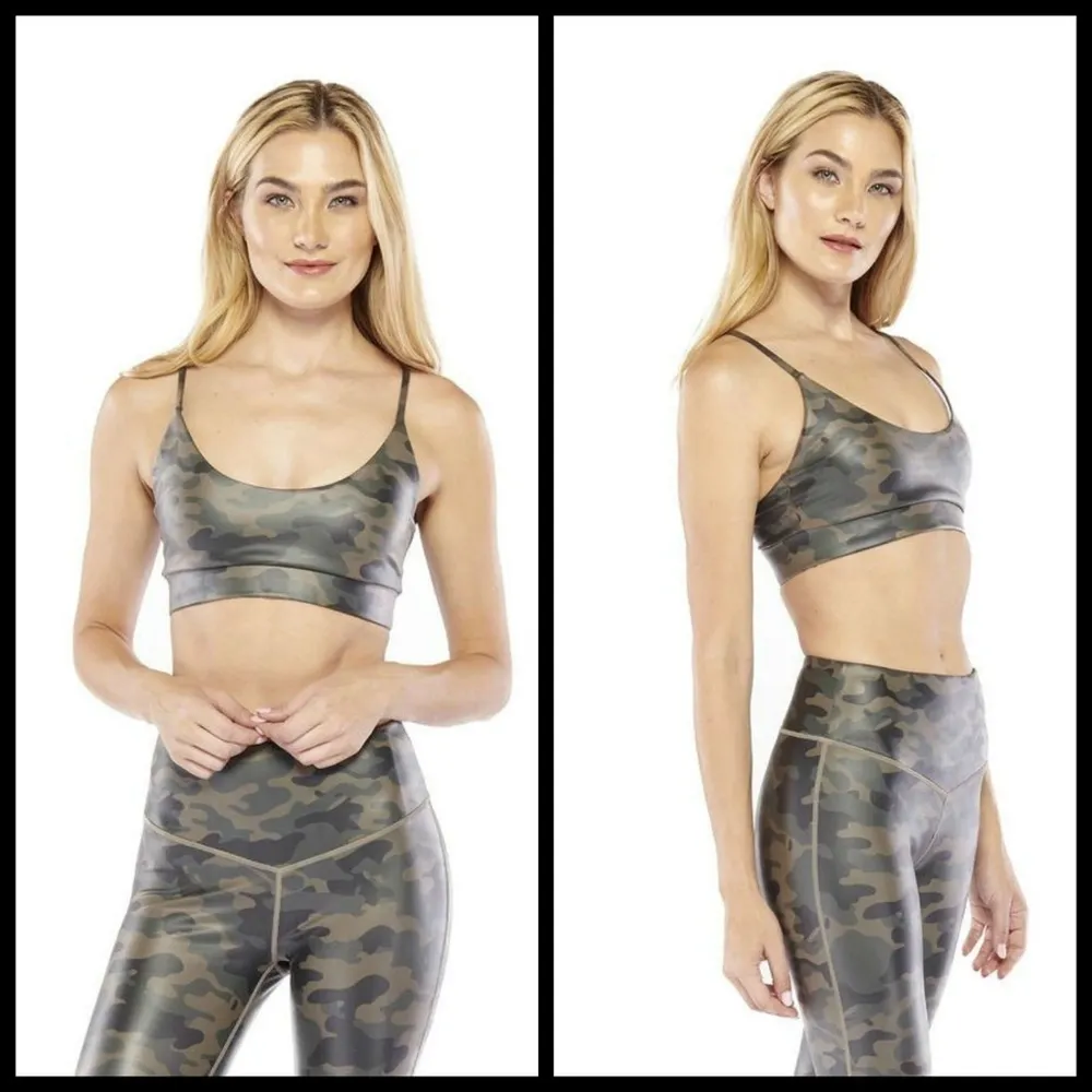 💕ELECTRIC YOGA💕 Revolution Army Camo Print Bra - Image 7