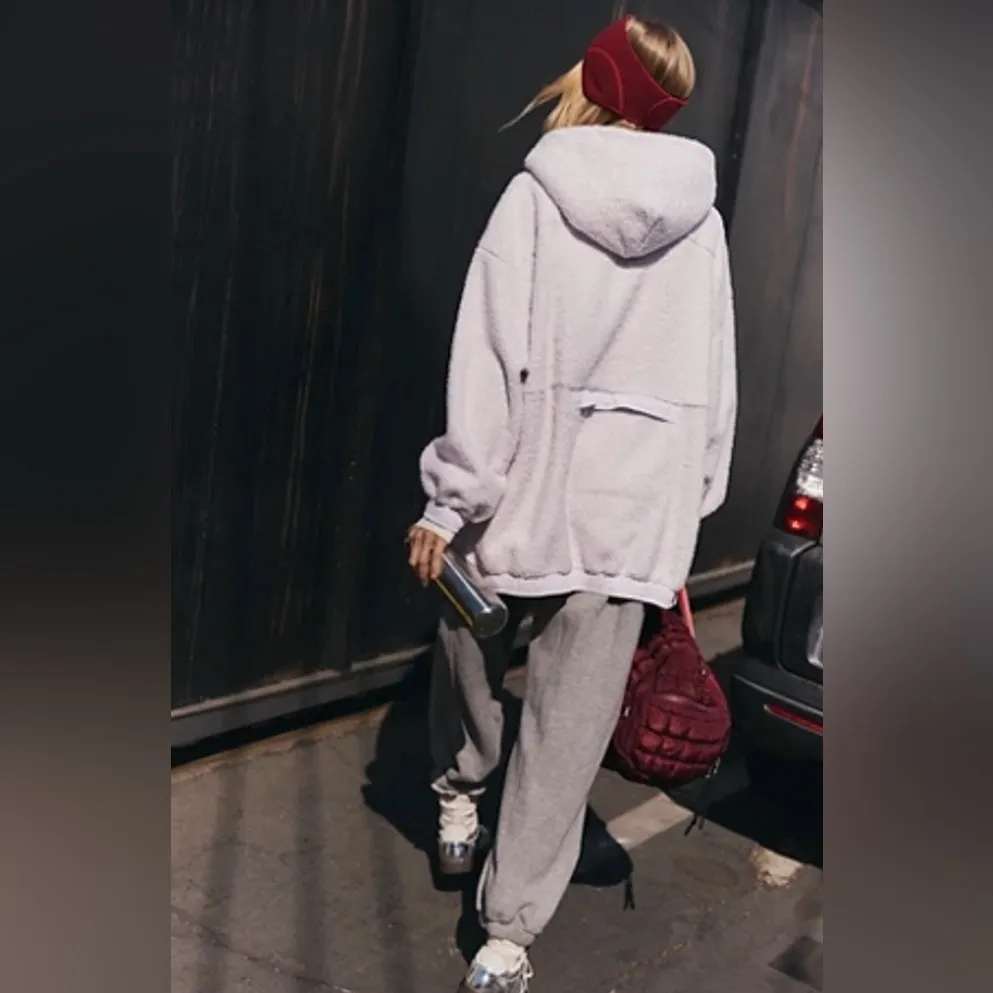 Free People FP Movement Fuzzy Was She Fleece Pullover. Purple Size M - Image 2