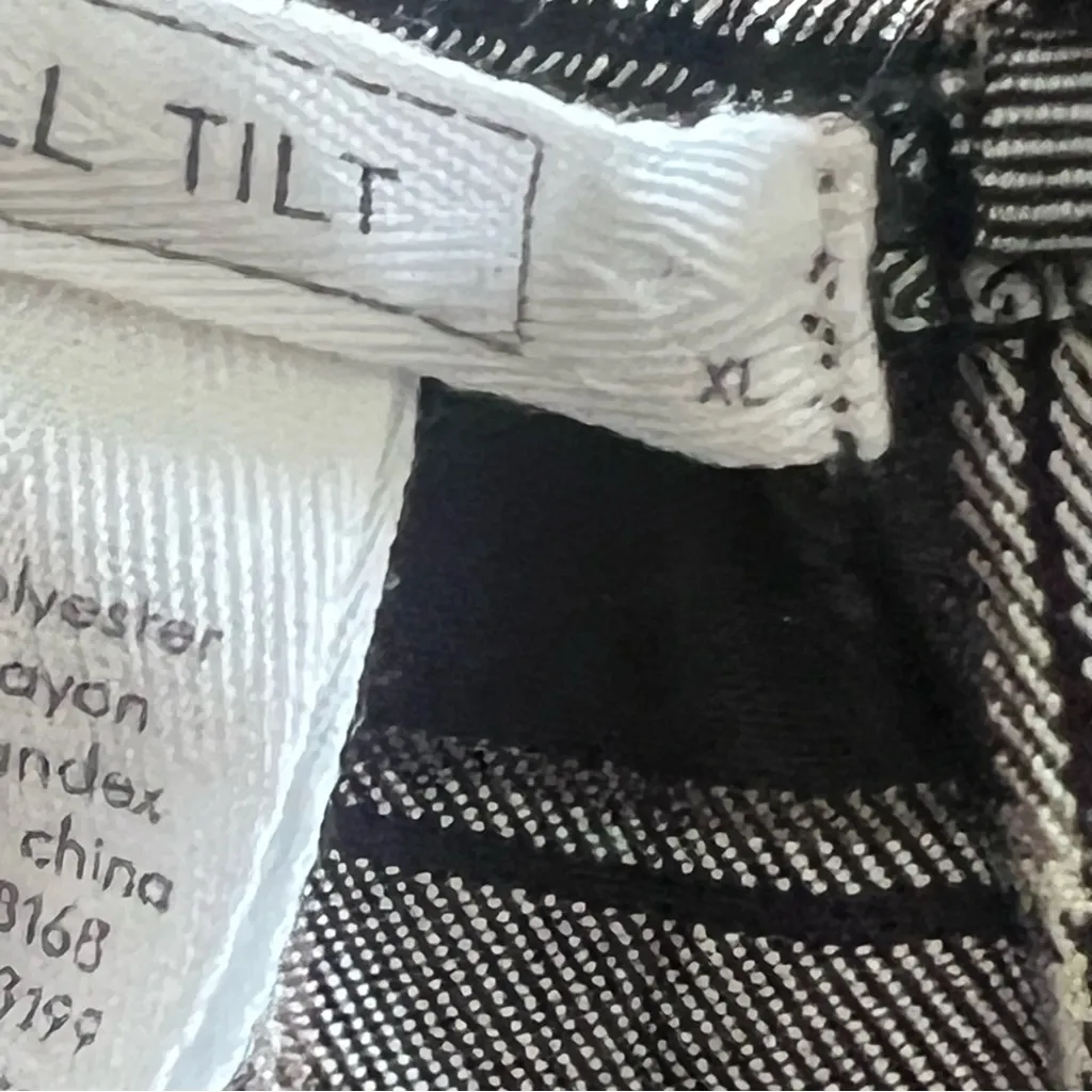 Full tilt plaid spaghetti strap short dress size large - Image 2