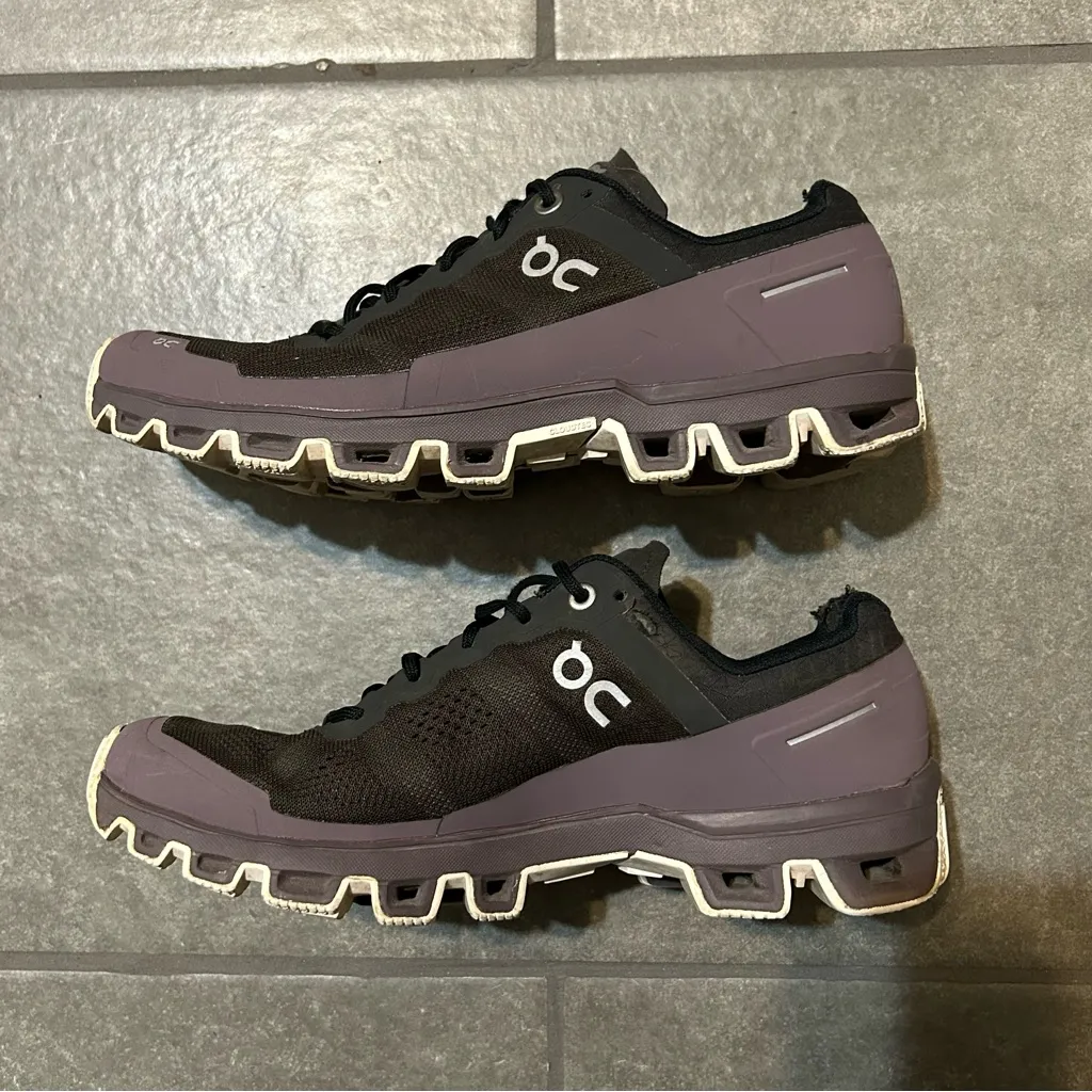 On Cloud Cloudventure Lace Up Trail Running Sneakers Women’s Shoe Size 6.5 Purple - Image 7