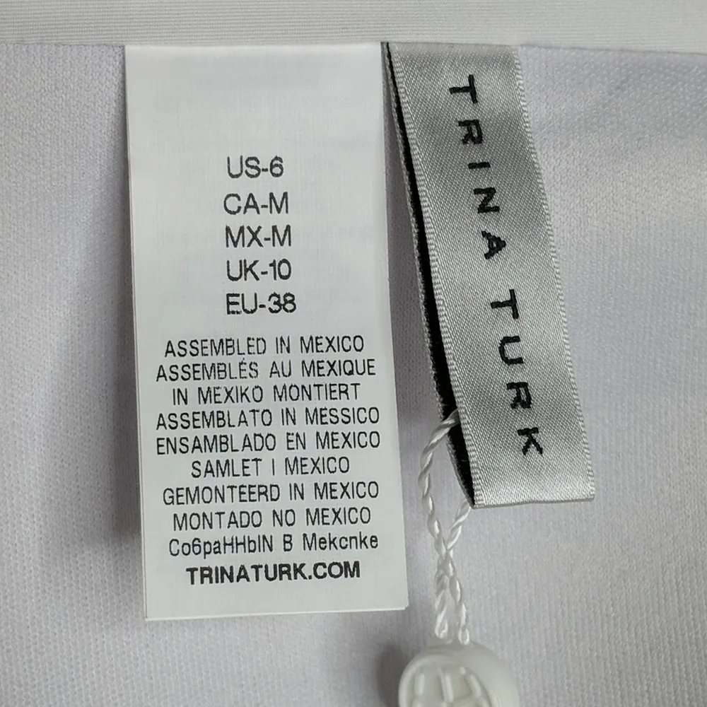 Trina Turk Lotus Bandeau Top - Size 6 - NWT - Image 7