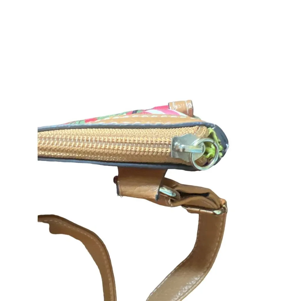 Lily Bloom Red Christmas Crossbody Bag Adjustable Strap Reindeer READ - Image 6