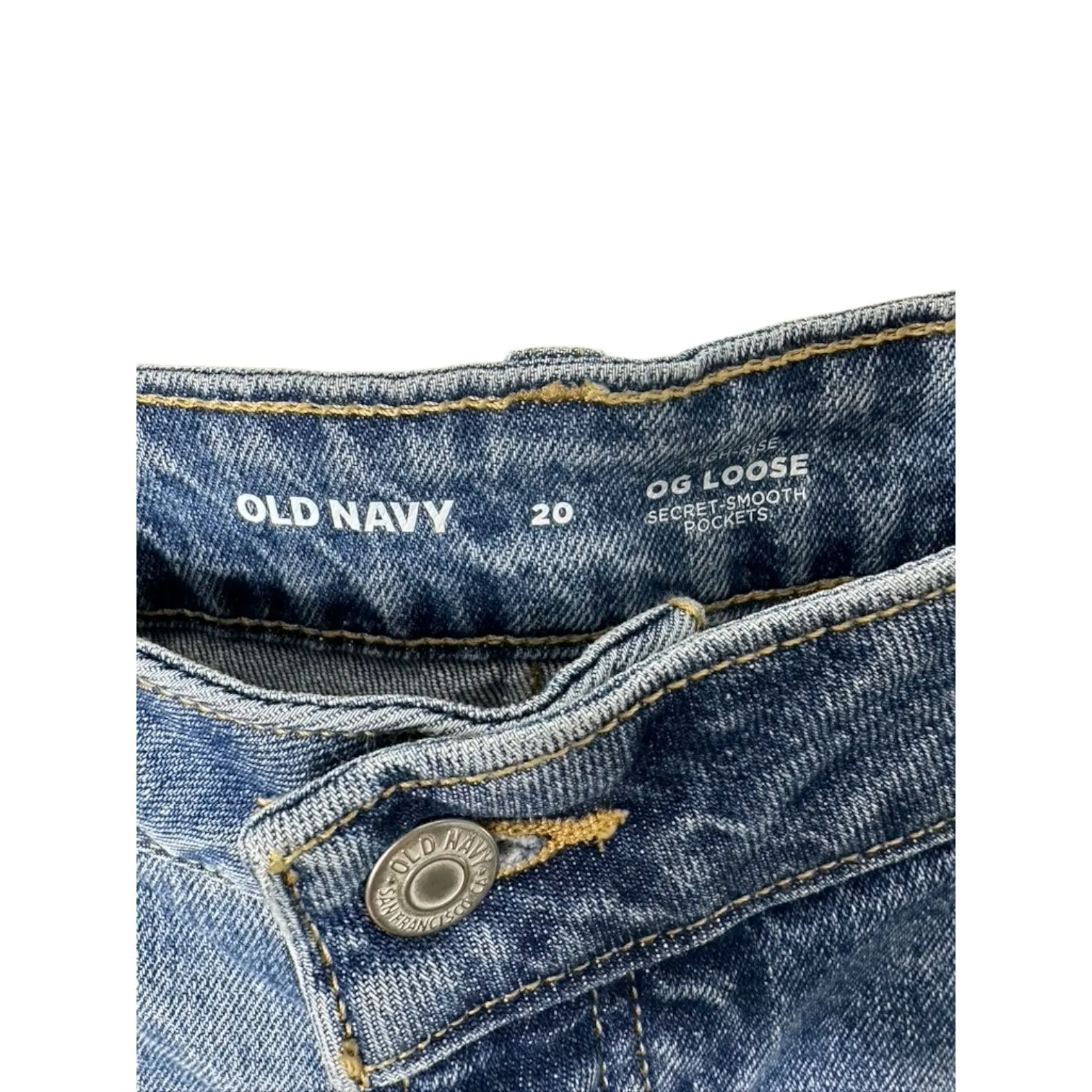 Old Navy Light Rinse High-Rise OG LOOSE Secret-Smooth Pockets Women's 20 - Image 4