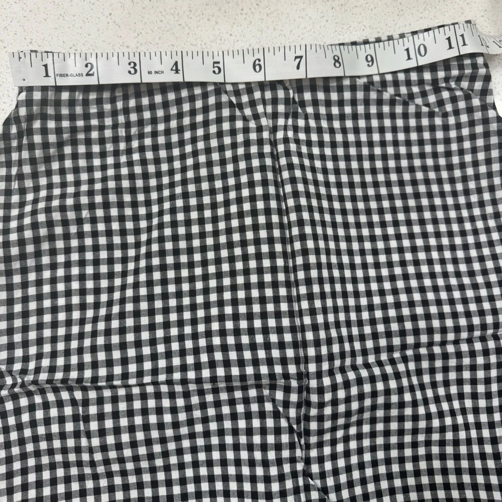 Hollister Women’s Black and White Gingham Mini Skirt Size XS - Image 5