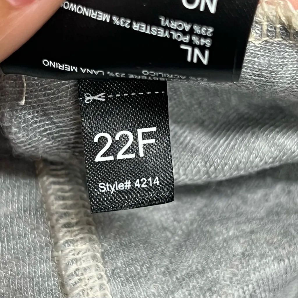 KUHL Women's Athena Pullover medium Cowl Neck Waffle Knit Sweatshirt merino wool - Image 11