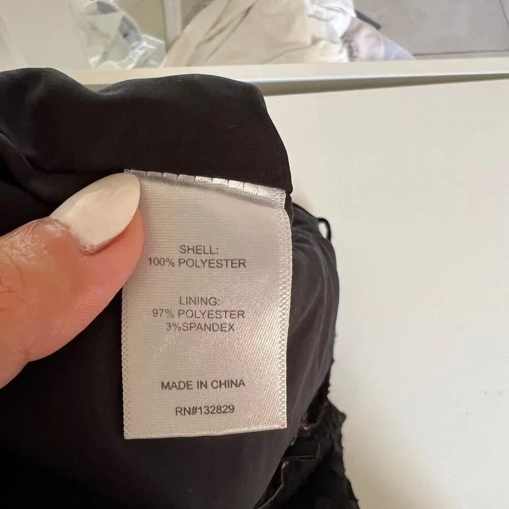 House of Harlow 1960 X REVOLVE Serafina Jumpsuit Black Noir Size S - Image 12