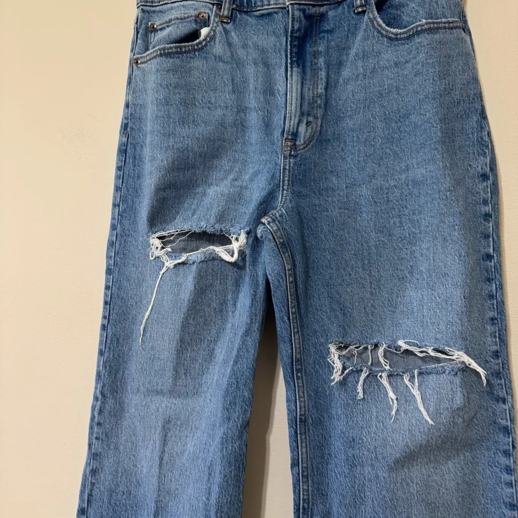 Abercrombie & Fitch The 90s Distressed High Rise Relaxed High Rise Jeans - Image 2
