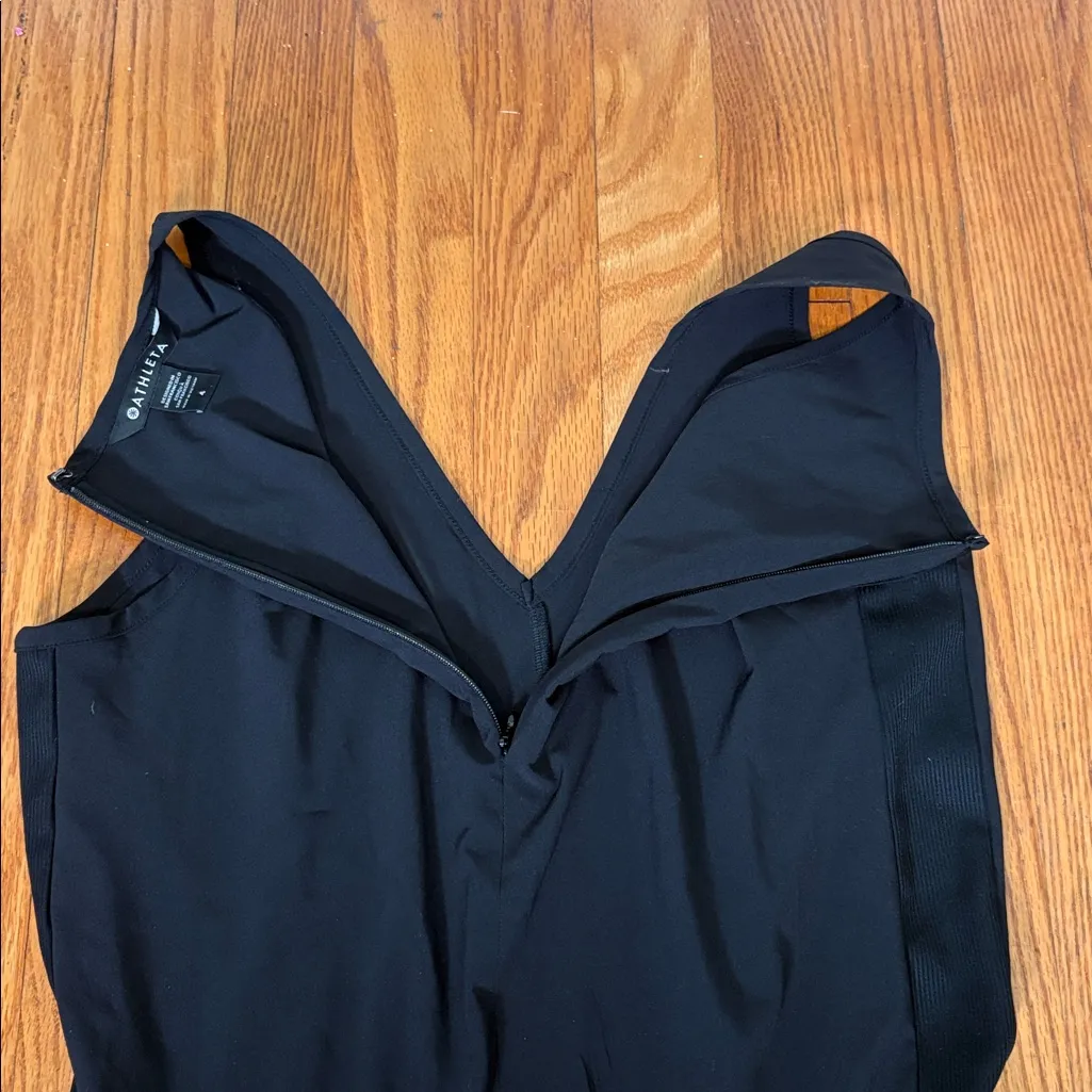 Athleta Brooklyn Jumpsuit Black Size‎ 4 Athleisure - Image 9