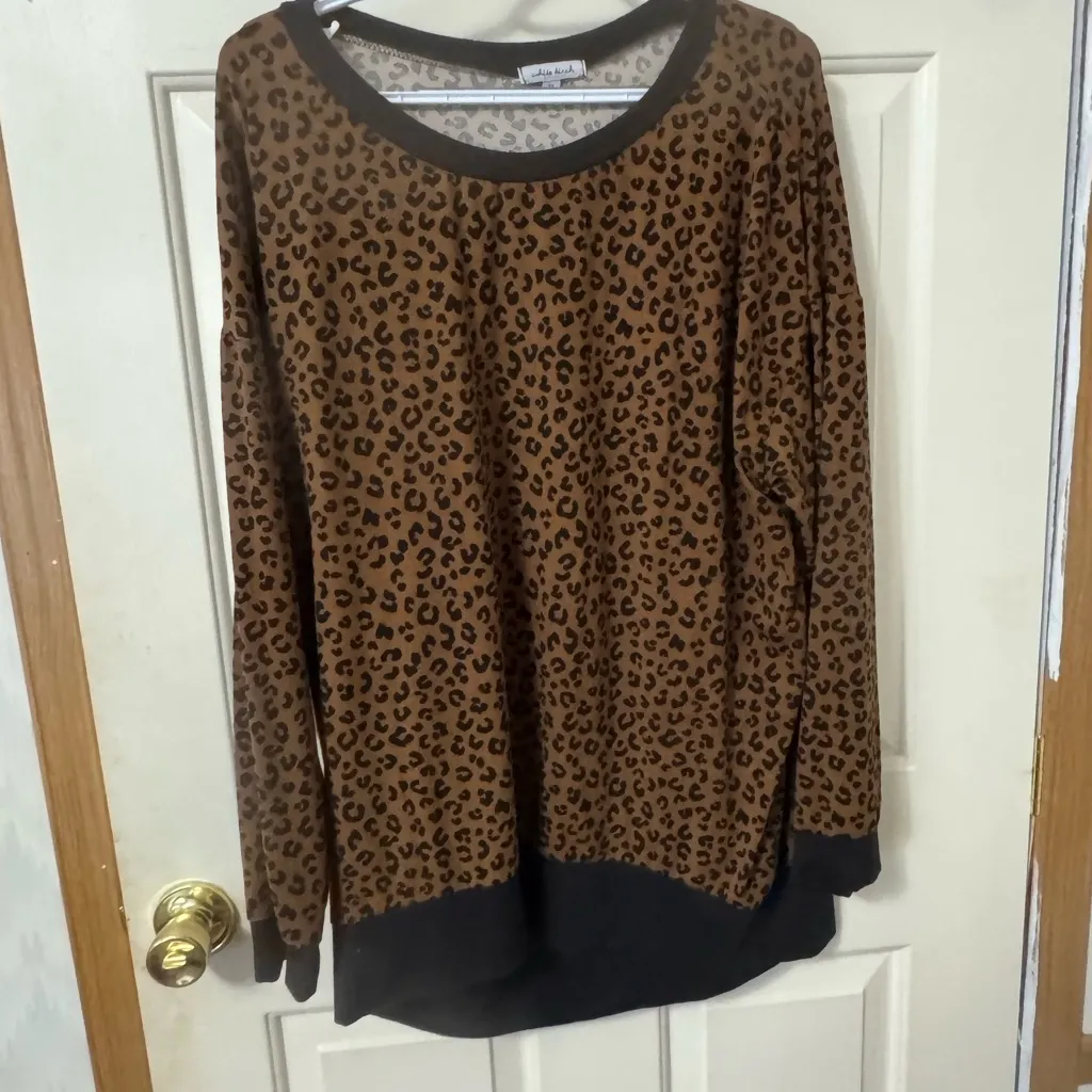 White Birch Leopard Print Sweater - Image 3
