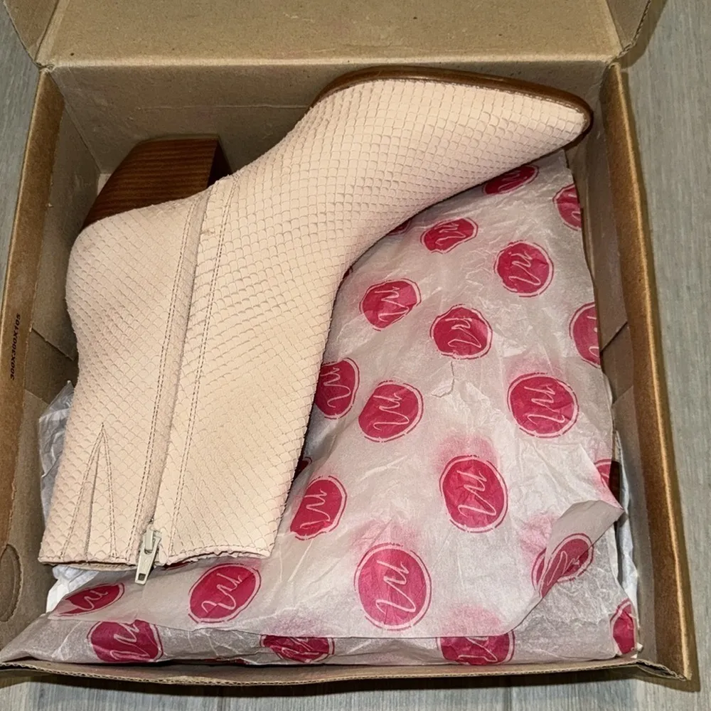 Matisse Snake Western Boot Pink Size 10 - Image 8