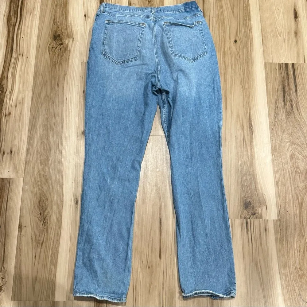 Abercrombie and Fitch 90’s Slim Straight Ultra High Rise Jeans Women’s 33/16 - Image 3