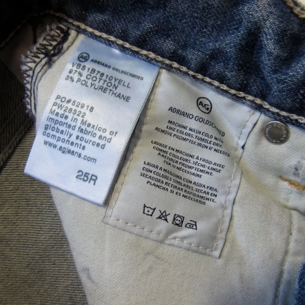 NWT Adriano Goldschmied AG Alexxis Vintage Slim in 10 Years Ellwood Jeans 25 - Image 5