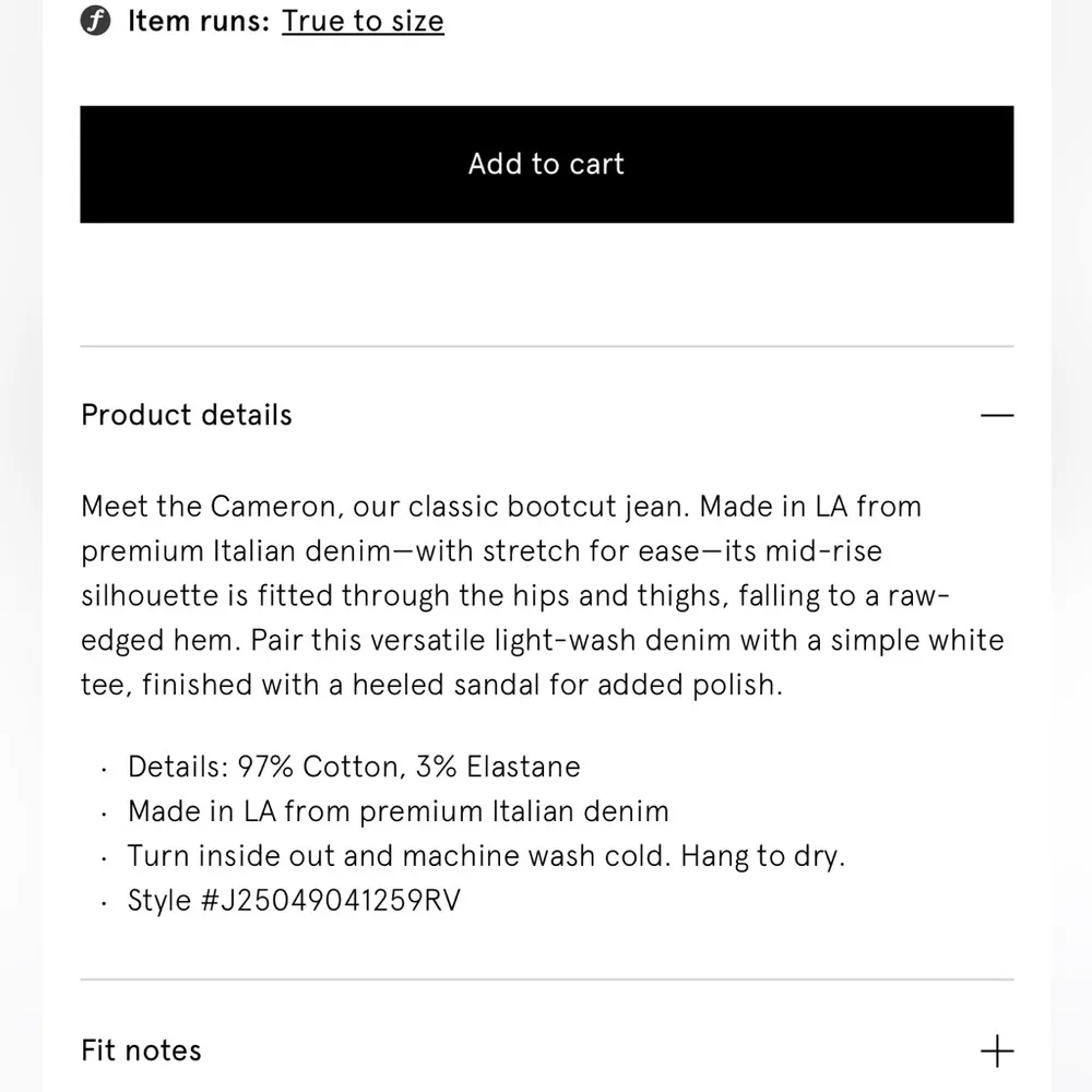 Veronica Beard size 28 Cameron high rise bootcut raw hem Jeans $328 curr… - Image 9