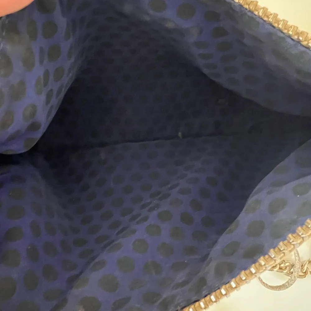 Rebecca Minkoff Tan / Beige Mini 5 Zip Rocker Crossbody Leather Handbag - Image 12