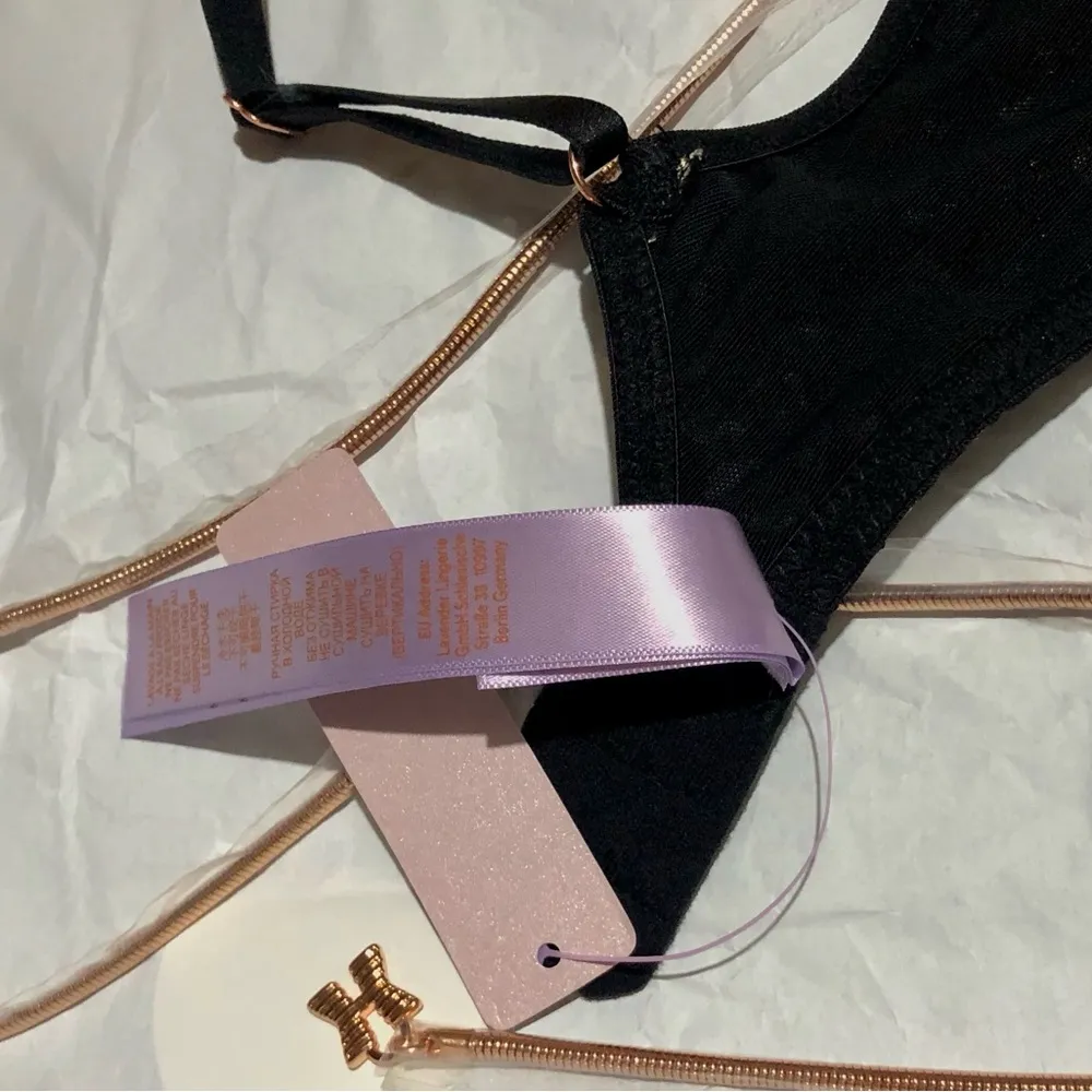 SAVAGE X FENTY Demi Bra Cold-Hearted Snake Lace w/Chain NWT! - Image 13