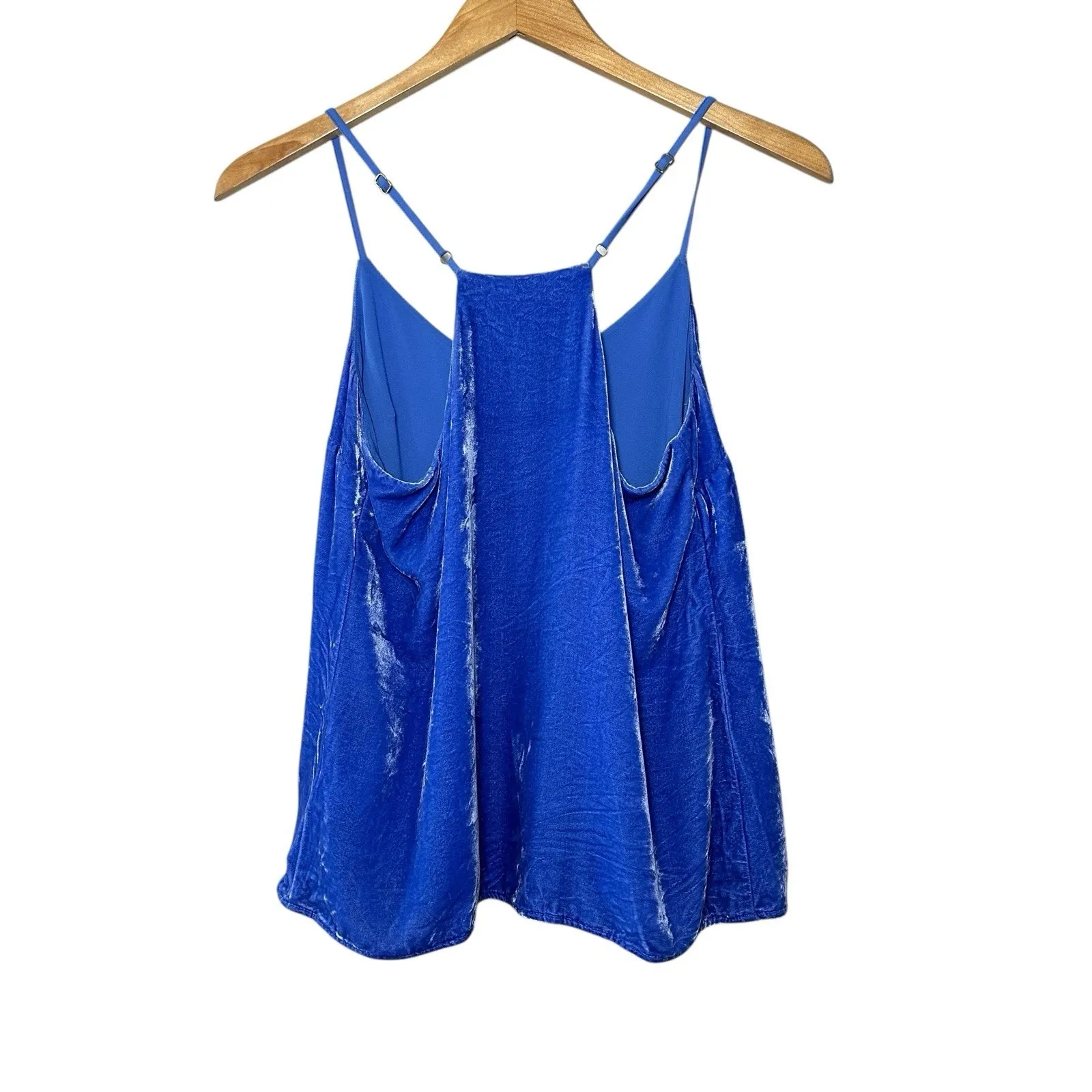 Lilly Pulitzer Women's XS Dusk Top Royal Purple Velvet Cami Tank Velvetcore‎ - Image 4