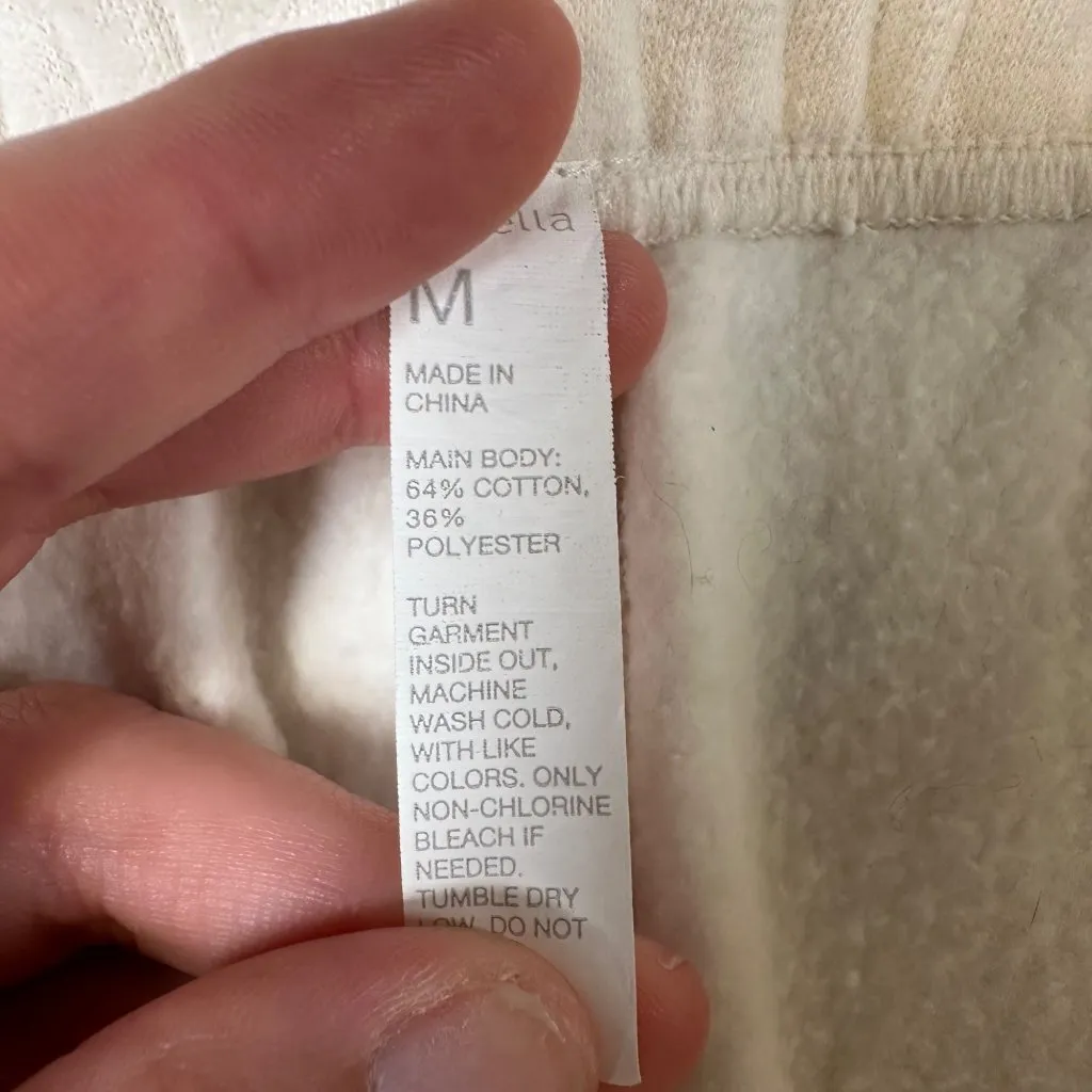 Zella Womens Medium Pull On High‎ Rise Cream Jogger Sweatpants Elastic - Image 6