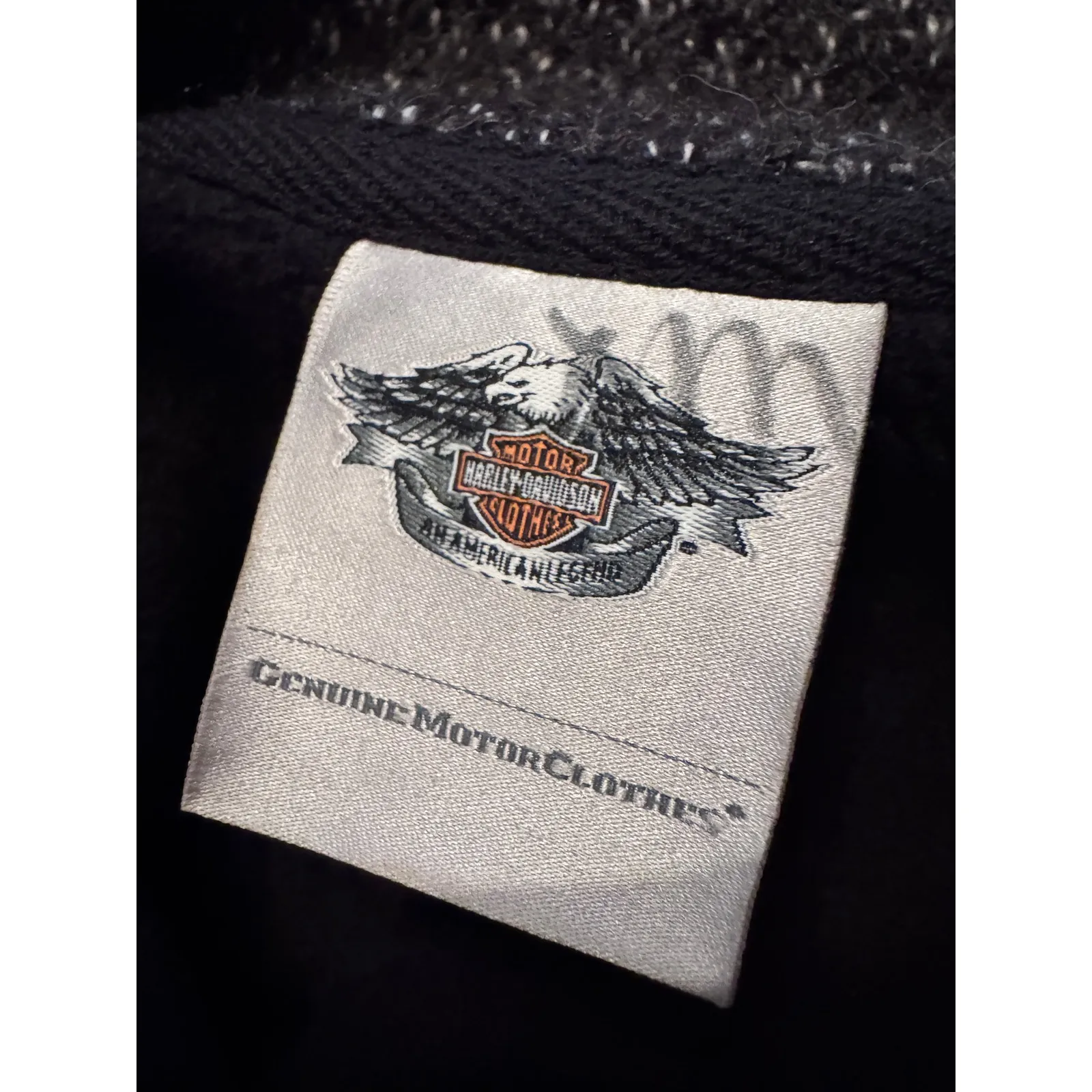 Harley-Davidson Women's S Mixed Media Sweater Fleece 1/4 Zip Embroidered - Image 7