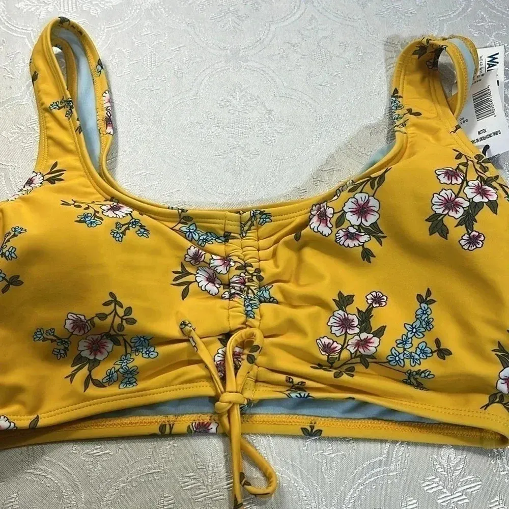 Wild flower swim wear M Yellow Size M - Image 2