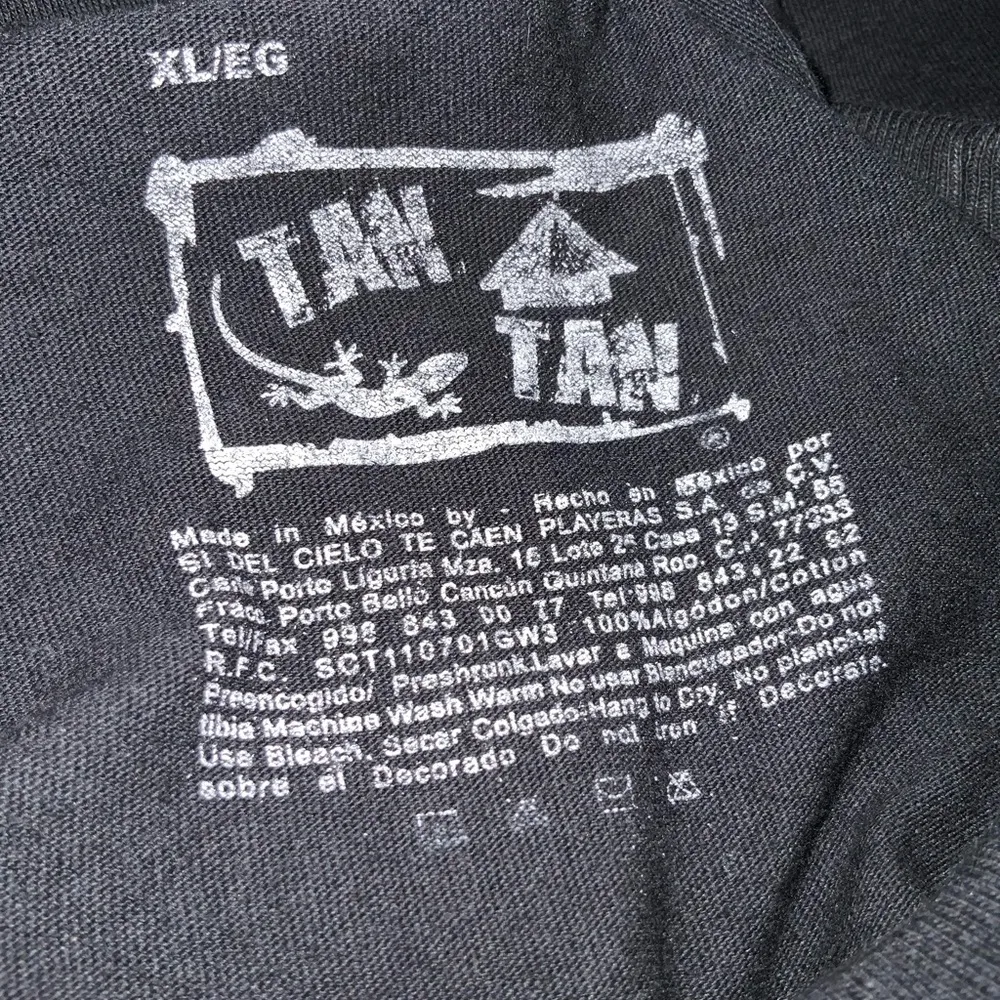 Cozumel Mexico Black Cotton Crewneck Short Sleeve Unisex T - Image 8