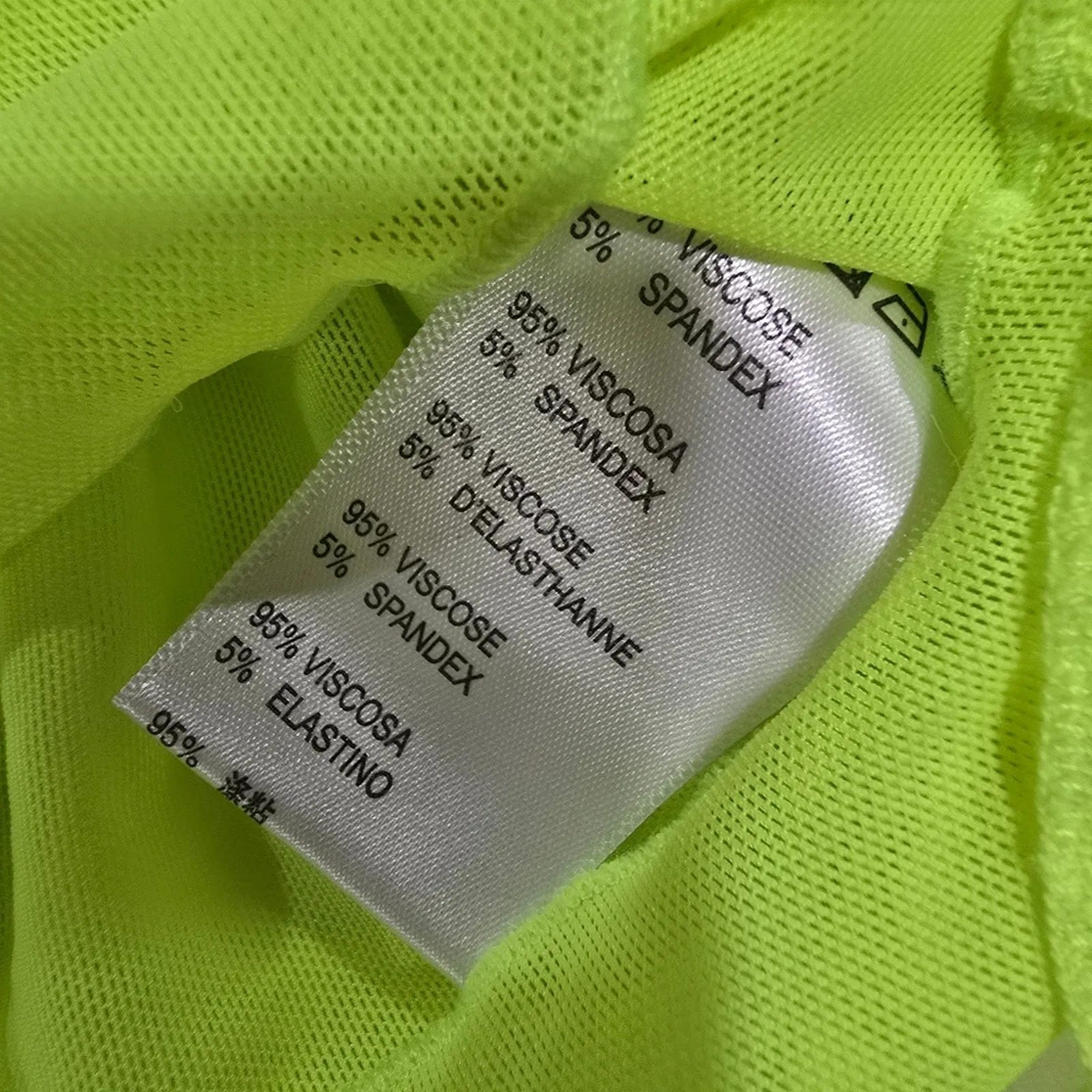 Kim Shui REVOLVE Mesh Skirt in Yellow Medium - Image 7