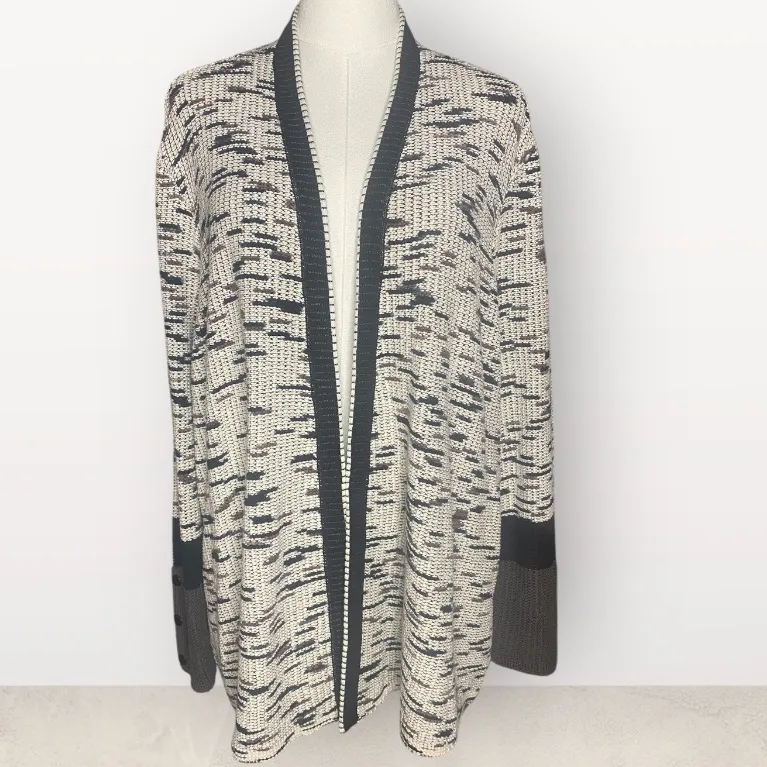 NWT NIC+ZOE 'Shimmer' Open Front
Cardigan - Plus Size 3X - Image 5
