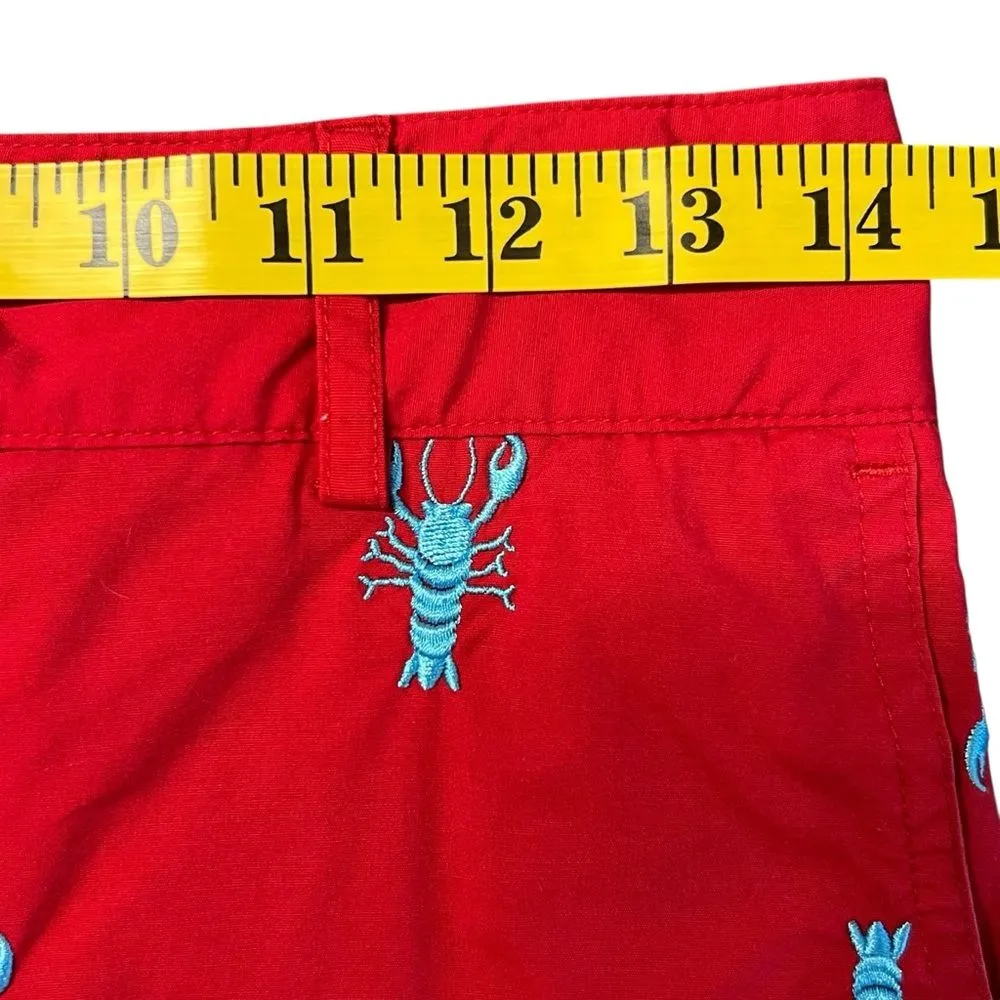 Lilly Pulitzer Womens Embroidered Lobster Pants SIze 2 Preppy Coastal Old Money - Image 3