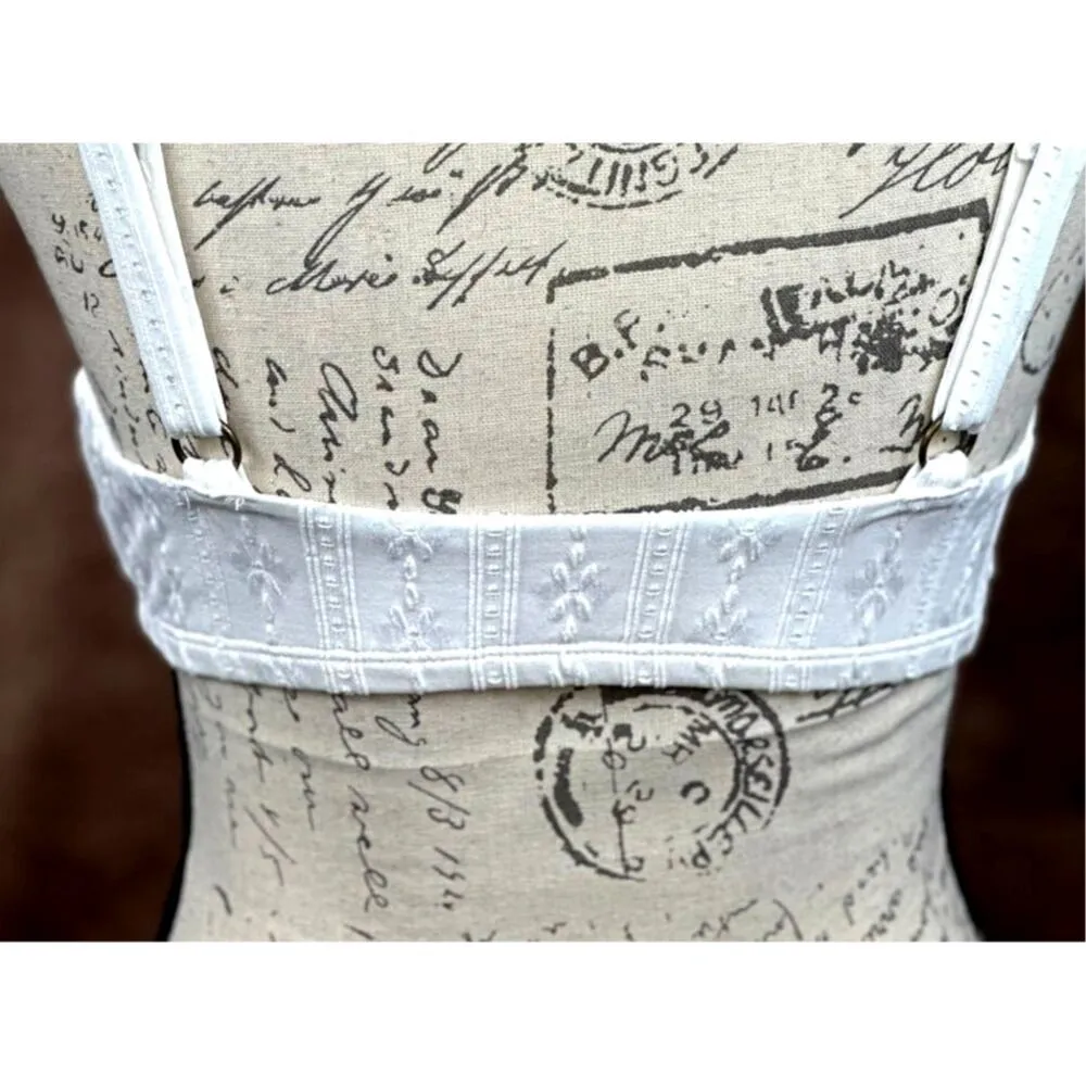 Eyelet Top Andie Swim The Belmar Top Bikini Top White size S - Image 9