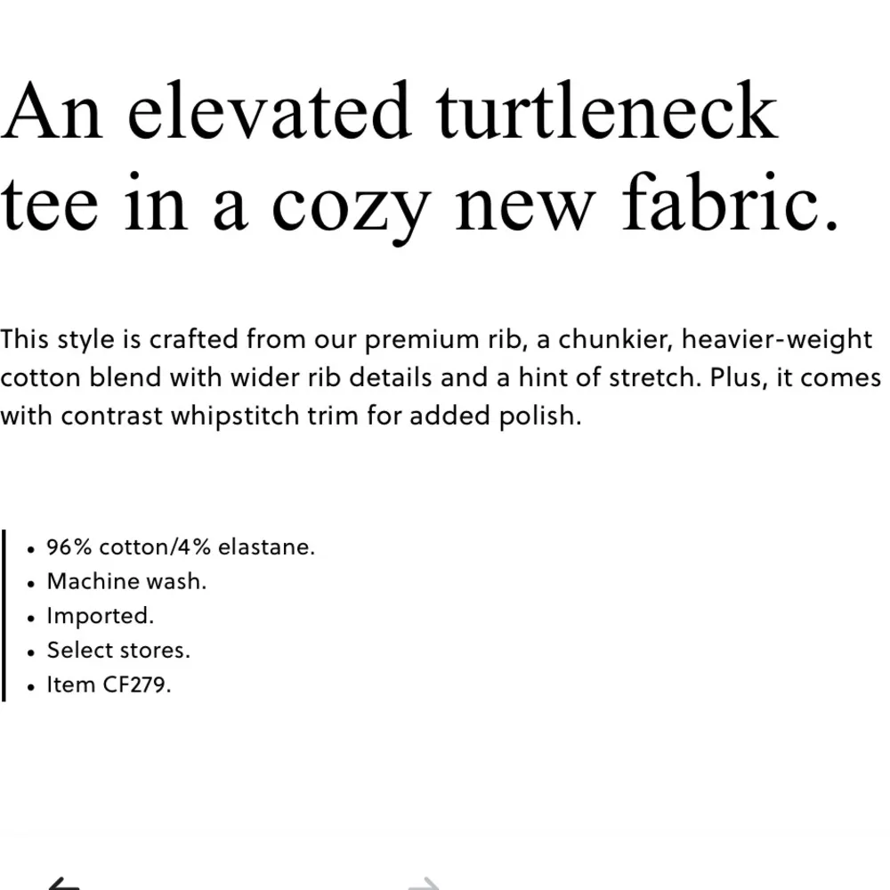 NWT J.Crew Premium Rib Turtleneck Long Sleeve Top Whipstitch Trim Grey flawed - Image 2