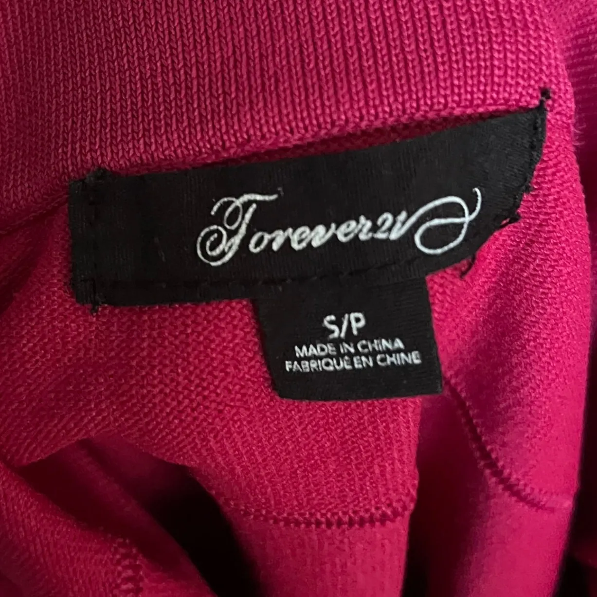 Forever 21 Pink Bandage Skirt‎ Womens Small Fitted Bodycon Knit Casual Going Out - Image 5