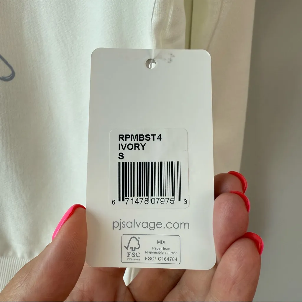 PJ Salvage SKI Hoodie Jogger Set‎ Ivory S White - Image 8