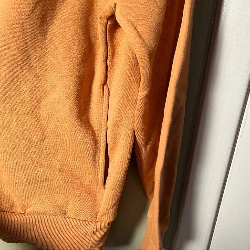Universal Thread Hoodie Hooded Sweatshirt Tan Orange - Image 4