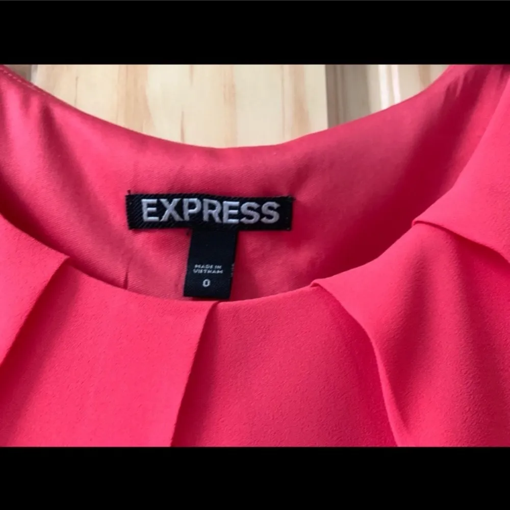 Coral pink Express dress - Image 3