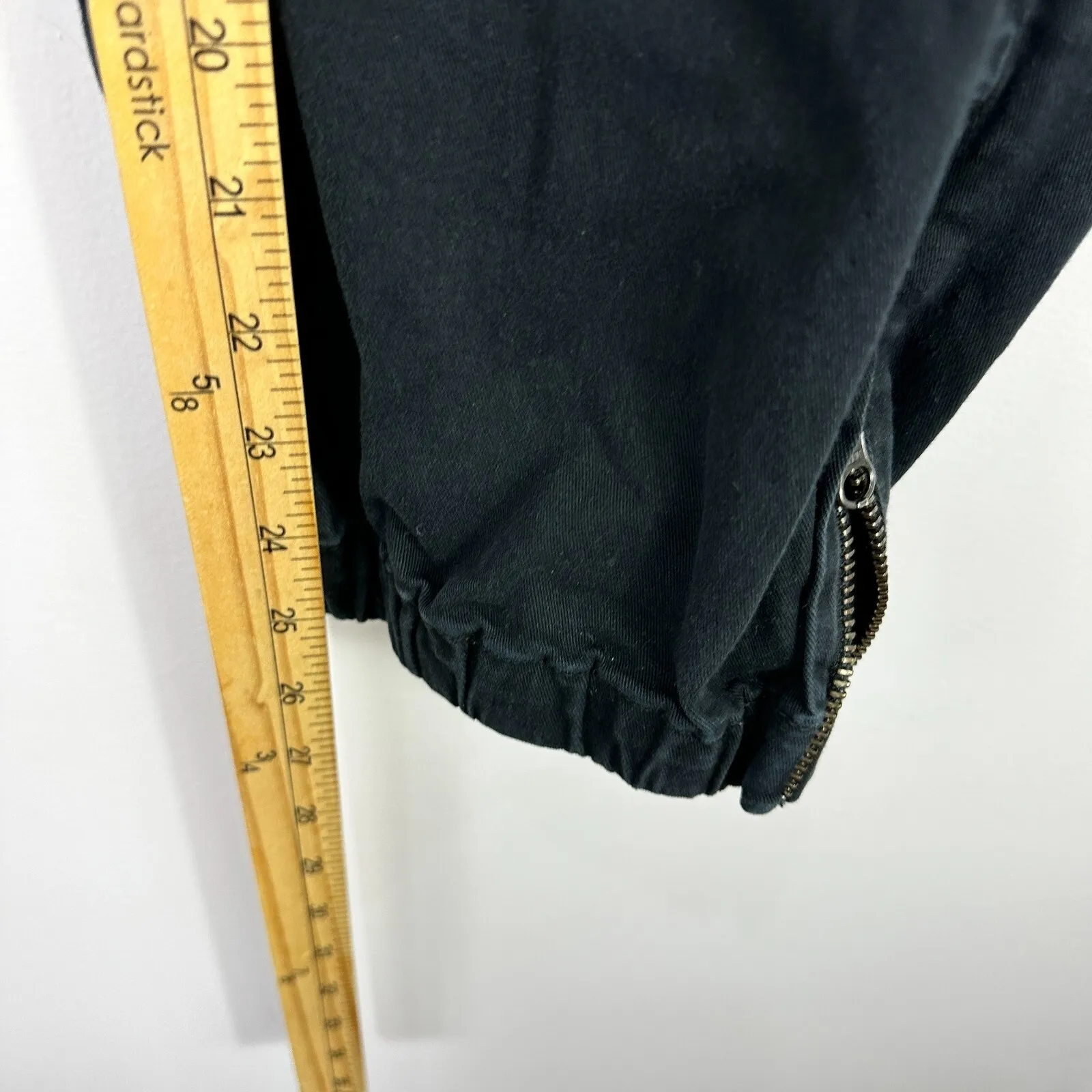 Torrid Pants 20R Black‎ Joggers Zip Hem Streetwear Athleisure Edgy Casual - Image 6