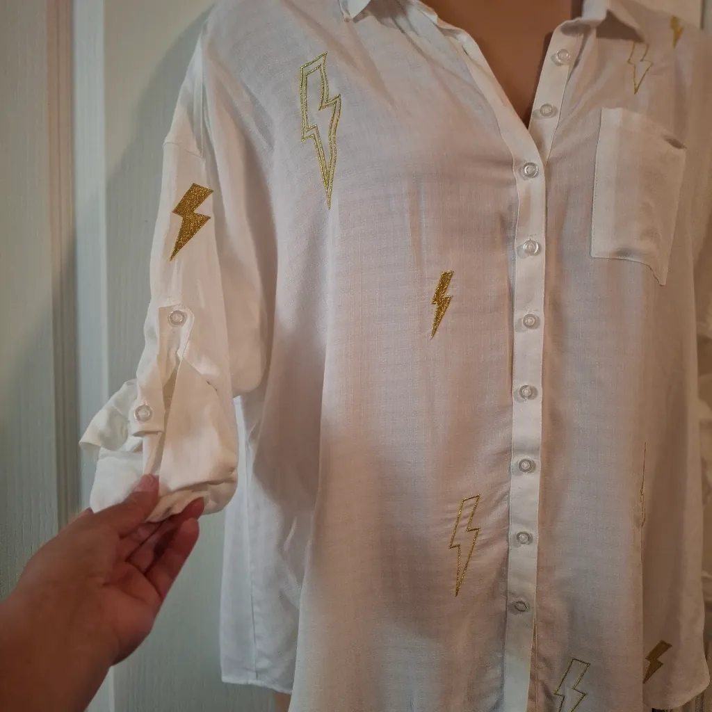 Torrid Sz 0 White Rayon Garment NWOT - Image 11