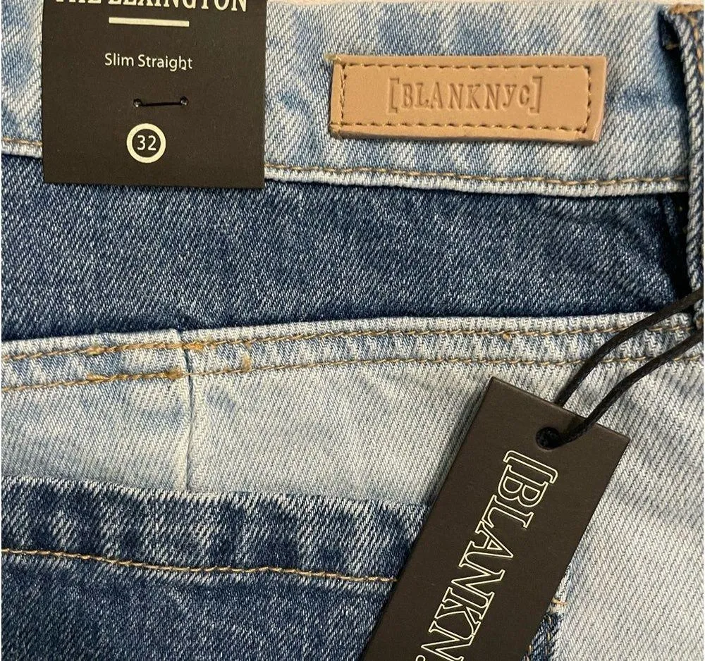 NWT Blank NYC The Lexington in Fare Warning Jeans Size 32 - Image 7