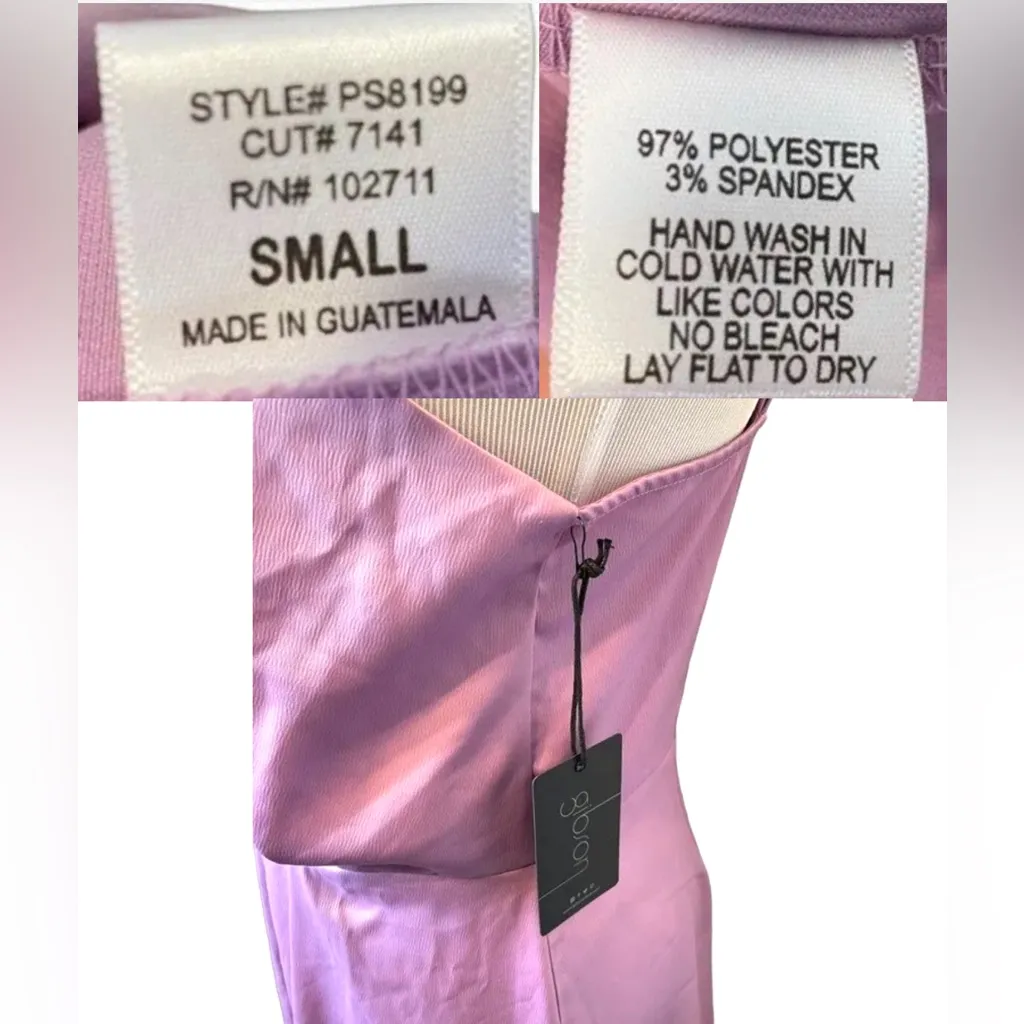 NWT Gibson Spaghetti Strap Mini Cocktail Lavender Dress - Image 5
