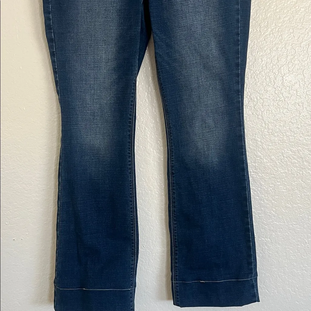 White House Black Market Blue Boot Cut Jeans Size 8R - Image 6