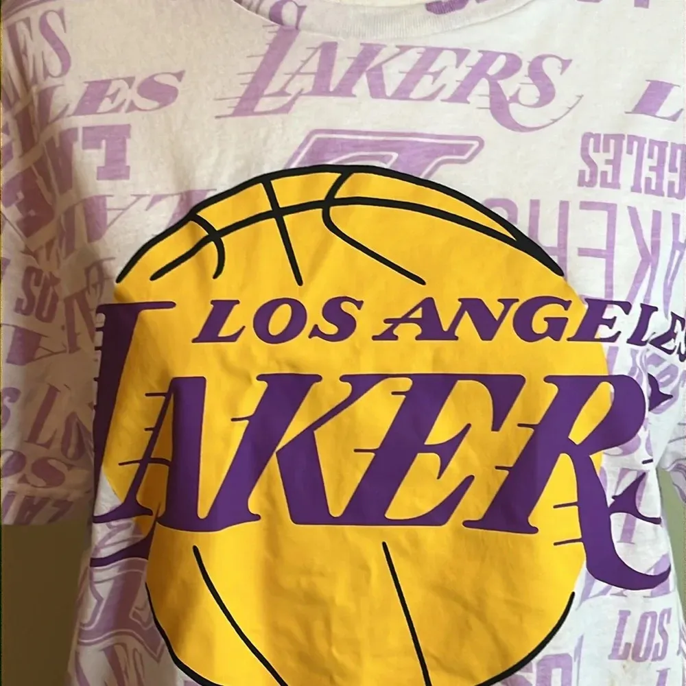 NBA Los Angeles Lakers logo short sleeve T-shirt - Image 8