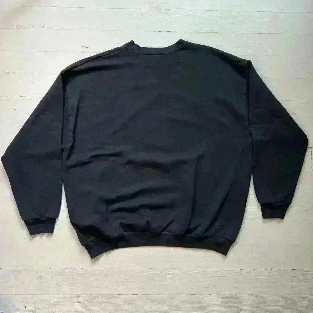 Vintage Black HoHoHo Santa Sweatshirt Air‎ Waves Inc. By Joan Elliott Size 2XL - Image 2