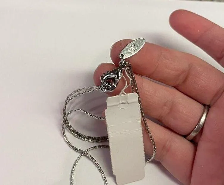 New York & Company NWT $22.95 Silver Tone Multi Strand Costume Jewelry Necklace - Image 10
