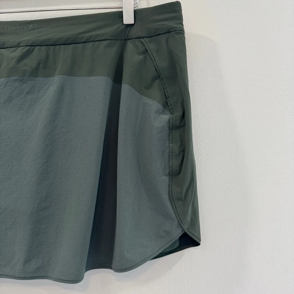 Outdoor Voices Skort Green XL - Image 5