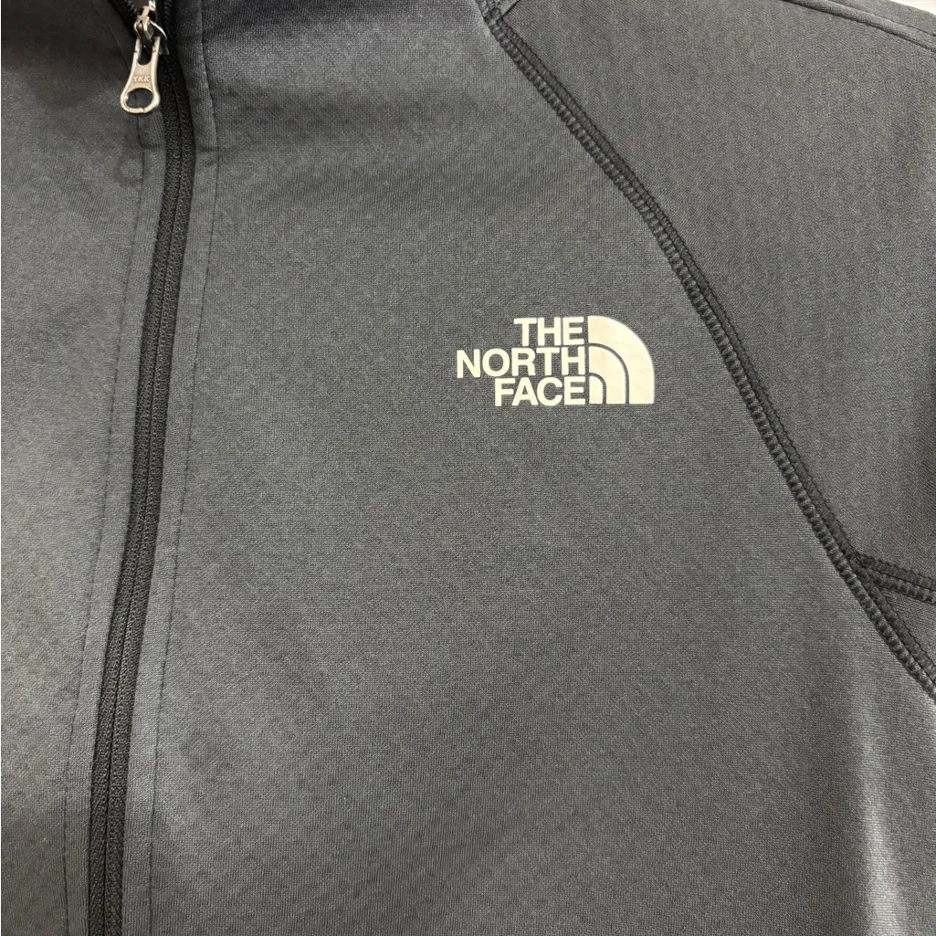 The North Face Black Half-Zip Pullover with Mesh Back Design, Medium - Image 4