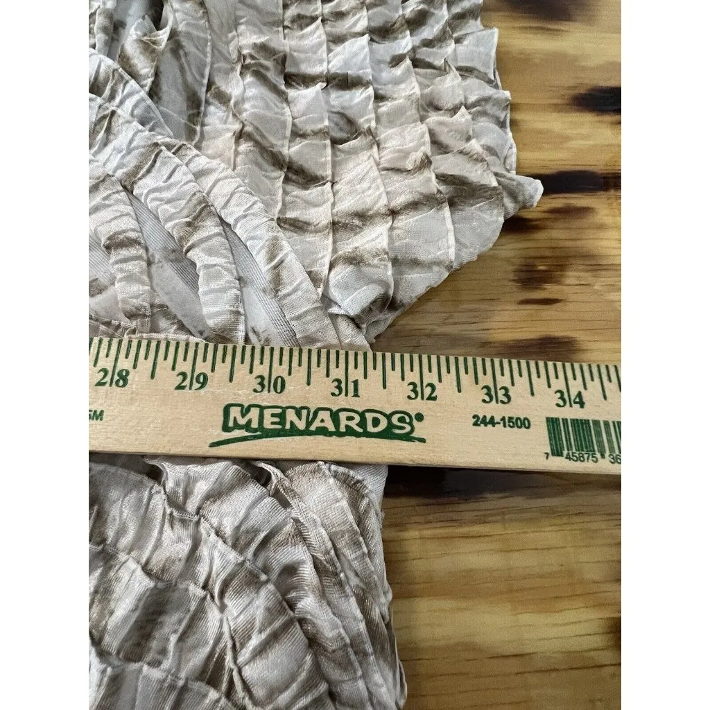 Maggie Barnes Top Blouse Plus Size 5X Pleated Ruffle Style Classic Business City - Image 3