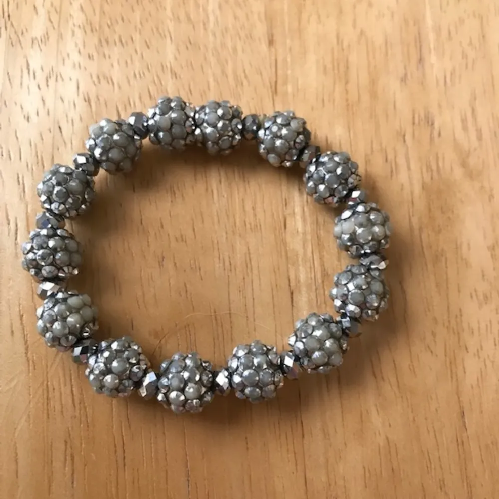 Metallic Silver Color bracelet Retro Disco Trendy - Image 3
